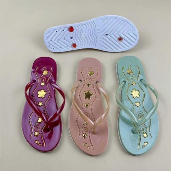 Women PVC Flip Flops Casual Flat Slide