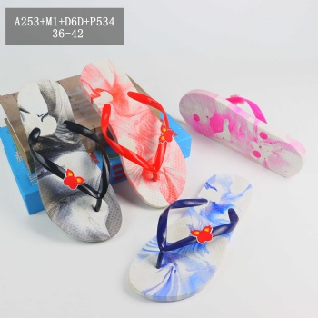 Women PVC Flip-Flops Flat Non-slip