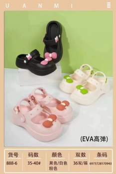 2025 New Women EVA Slippers Soft Thick Platform