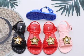 Girl Slippers Kids Pvc Sandals non-slip fashion