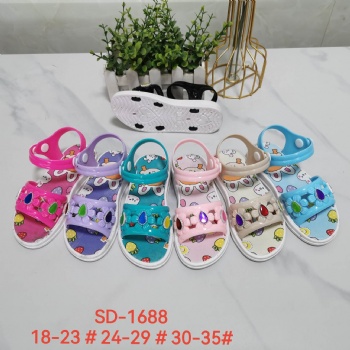 Children PVC Sandals Footwear Multicolor Cartoon