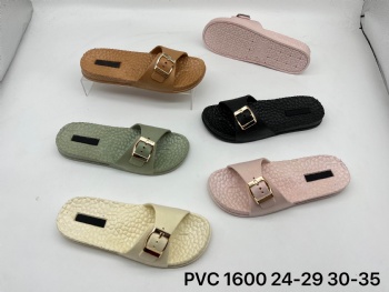 Latest design new styles soft soles ladies PVC slippers