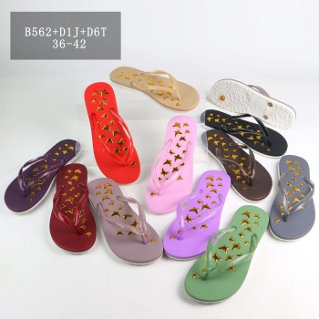 Flip-flops For Women Summer Outdoor PVC Slippers