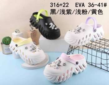 Wholesale 2025 Summer Fashion crocs EVA Thick Sole Lightweight Design Soft Shoes ladies slides slippers