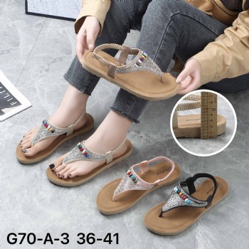 Women Indoor PVC Soft Bottom Sandals Slides Home Shoes