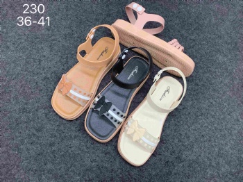 Fashion Women's Slippers Sandals Flatform Open Toes ShoesPVC Slides Soft Non-slip Sandals