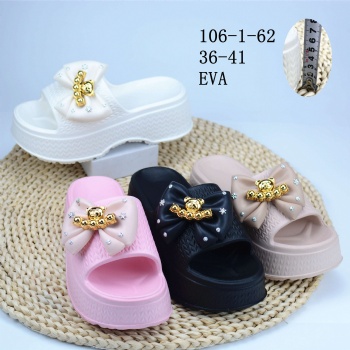 High Quality EVA Walking Shoes Women Flat Sandals Slides For Women