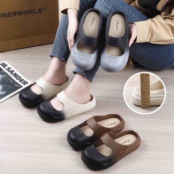 double color Designer Shoes PVC Slide Sandals Ladies House Slippers