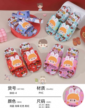 2025 Summer Girls Boys Slippers Children Soft PVC Shoes Comfortable  Slippers