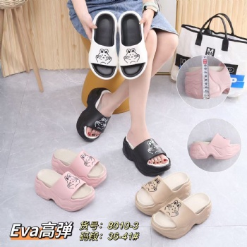 Best Selling Light Weight Anti-Odor Open Toe Pvc Eva Women High heel slippers made in China