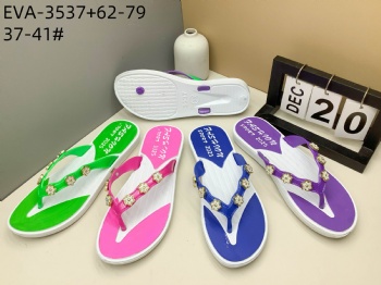 Colorful Disposable Eva Slipper Pedicure Flip Flop Tools Pedicure Slipper Disposable For Woman