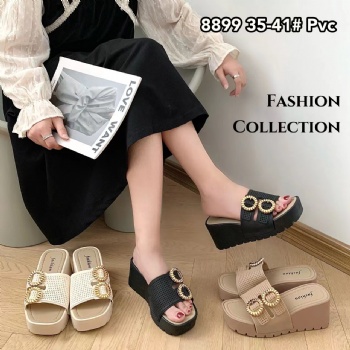 Fashion Women's Shoes High Heels PVC Slipper Casual