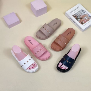 Woman's Slippers Summer PVC Soft Slippers Casual thicked sole outdoor Sandals