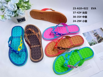 Best Selling Light Weight Anti-Slide Open Toe Eva Women Flat Flip-Flops Ladies Slides Slippers For Women