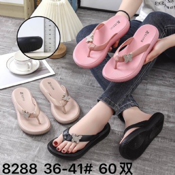 New design summer Flip Flop fashion PVC ladies slipper