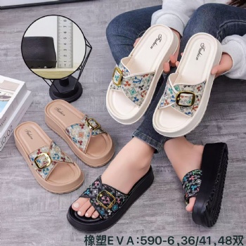 New 2025 EVA Bread slippers women summer fashion casual