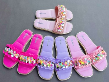 High Quality PVC Non-slip Soft Casual Colorful Women Slippers