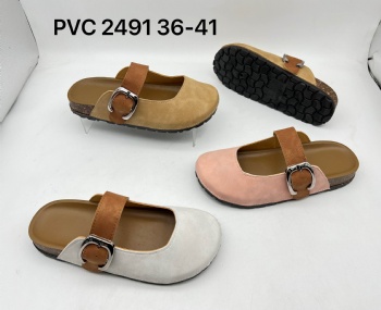 2025 New Women's birkenstock  Half Pack Slippers PVC Slippers