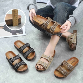 Adjustable Buckles Women Slippers 2025 Fashion Design Ladies shoes