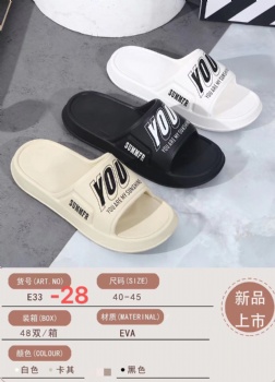 Men Slides Custom EVA Sliders  Slippers Outdoor Wholesale Custom  Slippers With Logo