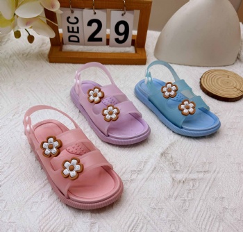 Beach Sandals Clearance Boys Sandals Girls Sandal Quick Dry Toddler Slippers Baby Girls Cute Cartoon Flower Sandals Shoes