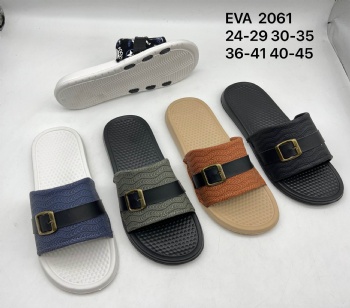 EVA men slippers flat boy slippers fashion design man shoes lightweight shoes