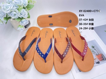 New Women's EVA Flat Slippers Home Style Flip-flops Soft Sole