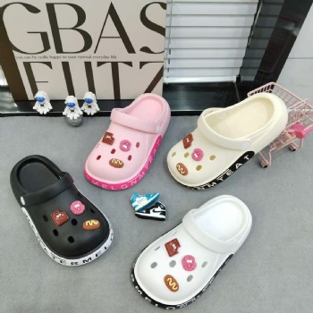 Boys Girls Cartoon Summer Kids Beach Sandals Flat Cute Children′s Garden Shoes