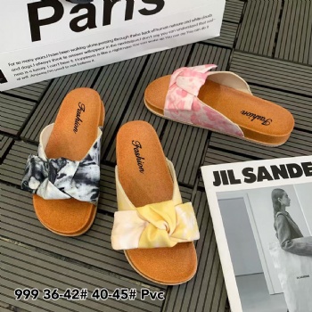 Fashion Outside Non-slip New PVC Sole Design Ladies Slippers and Sandals