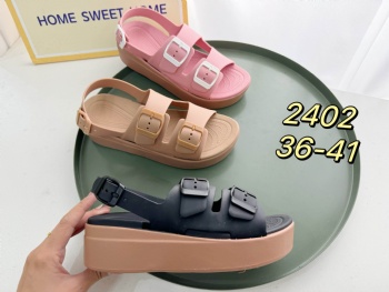 Women's Slippers High Heels Sandals PVC Ladies Sandals Made In China Toe Shoes