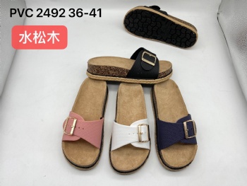 2025 simple elegant ladies outdoor PVC slipper for women summer wholesale