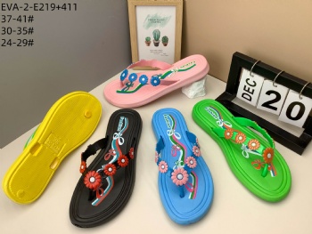 colorful EVA women flip flops lightweight lady slippers shoes wholesale best price shoes