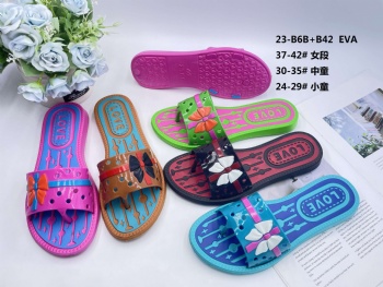 New Women's Slippers EVA Flat Flip-flops Colorful