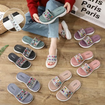 High Quality PVC Slippers Non-slip Soft Casual Shoes Comfortable Women Slippers