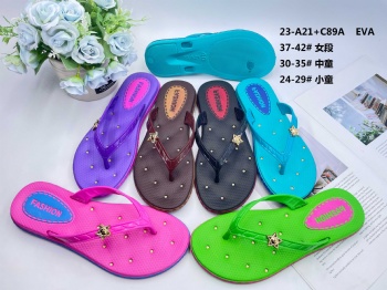 Women's Simple EVA Flip-flops Flat Slippers