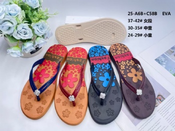 Women Slippers EVA Flat Flip-flops Beach Shoes