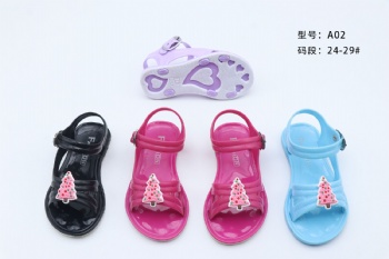 Kids Slippers,Wholesale Crystal Child Beach PVC Girl Summer sandals Little Fancy Slippers For Kids