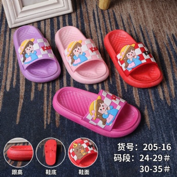 Flat PVC Children Shoes Cute Fruit Wholesale Toddler Summer Kids Slippers