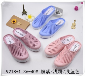 Slide Shoes Pvc Nice Girl Sole Flat Fashion Lady Slipper And Woman Plastic Sandal