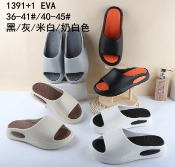 High Quality Lightweight Breathable Men's Shoes Open Toe Soft EVA Slippers