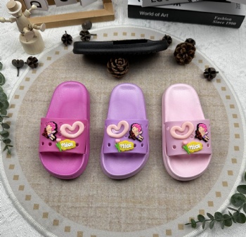 Summer Children Slippers Beach Sandals Kids Cartoon Non-Slip Pvc For Boys And Girls