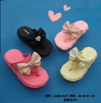 bow knot women slippers EVA Thick Sole Foam Eva Slippers Light Weight and Anti-Slip for Outdoor Summer Activities