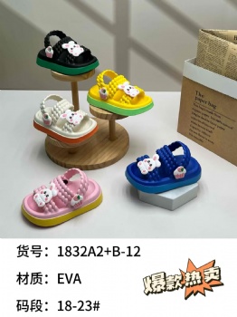 Wholesale Children's Summer Slippers Outdoor Shoes Boys Girls Cute Cartoon EVA Sandals