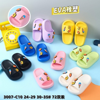 Comfortable children Slides Slippers for home cartoon flat slippers EVA anti-skid