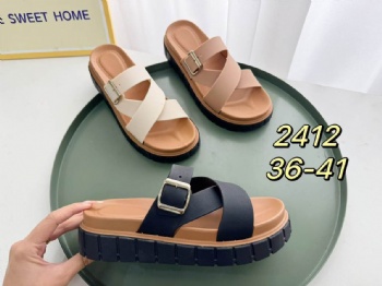 double color sole lady sandal slippers two color women shoes colorful lady soft sandals made in china