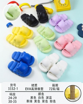 lovely baby EVA slippers kids cute shoes comfortable children colorful slippers footwear lightweight shoes