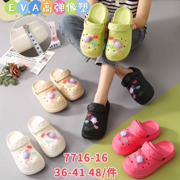 casual garden shoes lady slippers girls fashion crocs shoes EVA light weight women sandal slippers wholesale