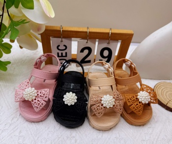 Kids Lightweight Slippers Open Toe Design Pvc Children Cute Comfortable Sandals